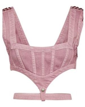 Jean Paul Gaultier Strapless Vest - Pink