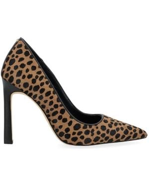 Michael Kors Michael Amara Cheetah Printed Pumps - Metallic