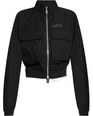DSquared² Icon New Generation Double Pocket Bomber - Black