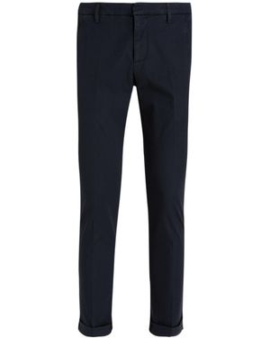 Dondup Turn-Up Tapered Trousers - Blue