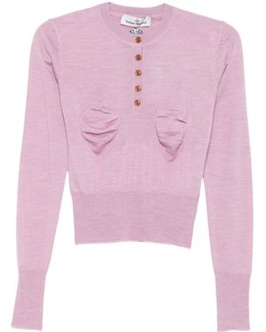 Vivienne Westwood Crew Neck Sweater - Pink