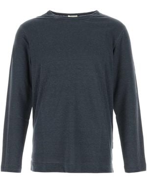Closed Long-Sleeve T-Shirt - Blue