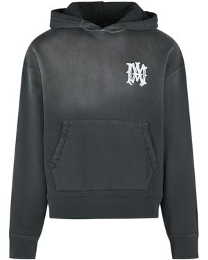 Amiri Logo Printed Hollywood Hoodie - Grey