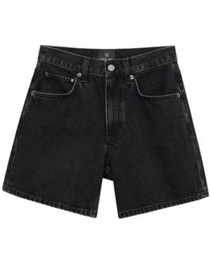 Anine Bing Delaney Shorts - Black