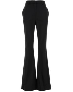Pt Pantaloni Pt Torino Aurora Flared Trousers - Black