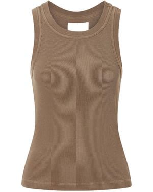 Citizens of Humanity Ribbed Knit Vest - Brown