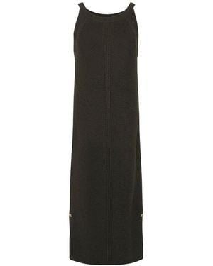 Barbour Dakota Knitted Midi Dress - Black