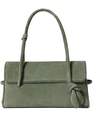 Jacquemus Knot Detailed Shoulder Bag - Green