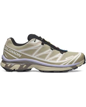 Salomon Lab Salomon Xt-6 Gore-Tex Lace-Up Trainers - Grey