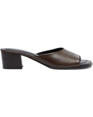 Lemaire 55 Leather High-Heeled Sandals - Multicolour