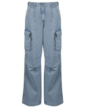 Coperni Denim Cargo Trousers - Blue