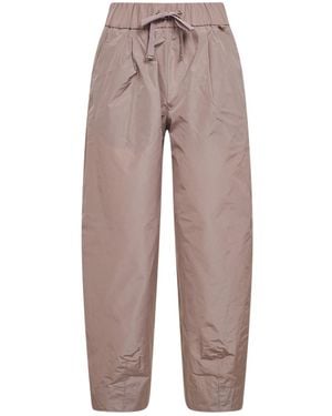 Herno Drawstring Tapered-Leg Pants - Gray