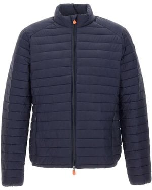 Save The Duck Archibald Quilted Down Jacket - Blue