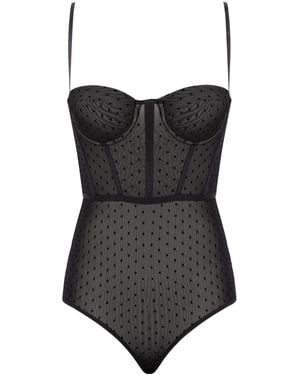 Zimmermann Dot Bodysuit - Black