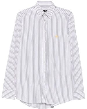 Etro Striped Button-Down Shirt - White