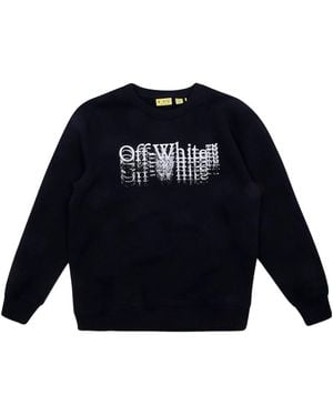 Off-White c/o Virgil Abloh Long-Sleeved Sweatshirt - Blue