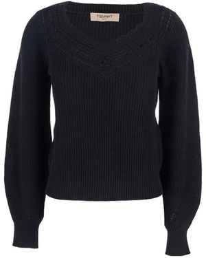 Twinset Long Sleeved Jumper - Blue