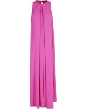 Gianluca Capannolo Anka Pleated Long Dress - Pink