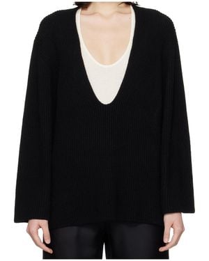 Loulou de Saison Long-Sleeved Sweater - Black