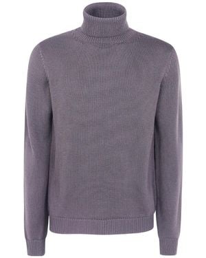 Nuur Turtleneck Jumper - Purple