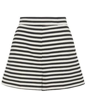 Max Mara Striped Jersey Shorts - Black