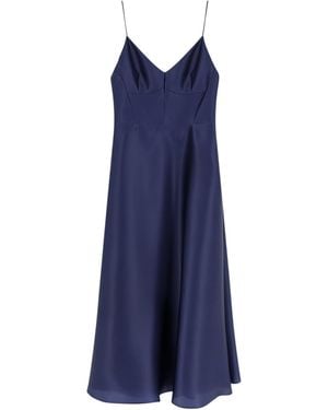 Alberta Ferretti Silk Dress - Blue