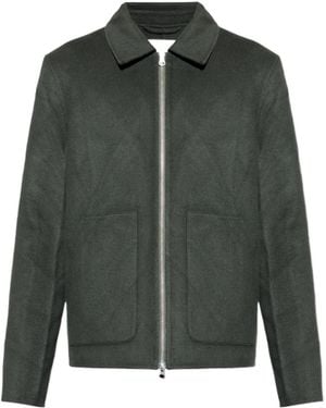 Samsøe & Samsøe Sapaulo Zip-Fastening Side-Pockets Jacket - Green