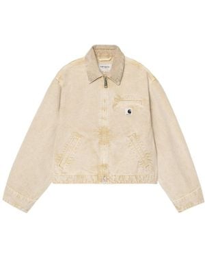 Carhartt Emery Organic-Cotton Zip-Up Denim Jacket - Natural