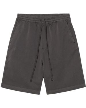 Carhartt Logo-Patch Drawstring Shorts - Grey