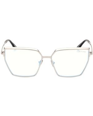 Tom Ford Eyewear Butterfly Frame Glasses - Natural