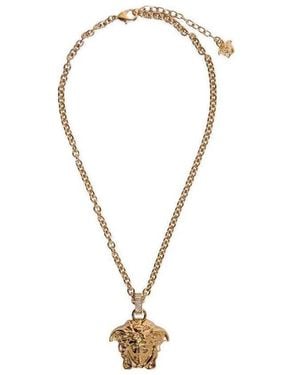 Versace La Medusa Pendant Necklace - Metallic
