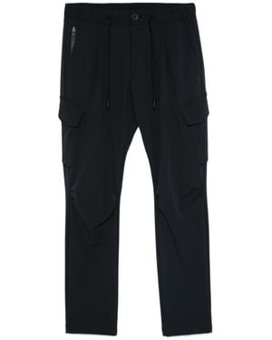 Herno Elastic Drawstring Waist Trousers - Black