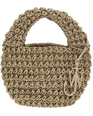 JW Anderson Jw Anderson Anchor Plaque Shoulder Bag - Metallic