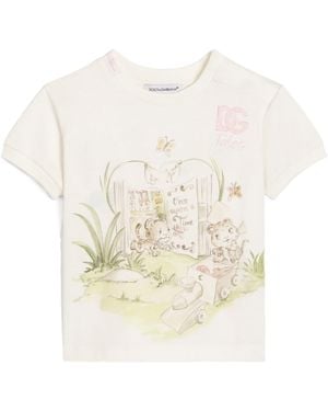 Dolce & Gabbana Jersey T-Shirt - White