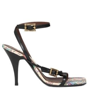Etro High-Heeled Sandals - White