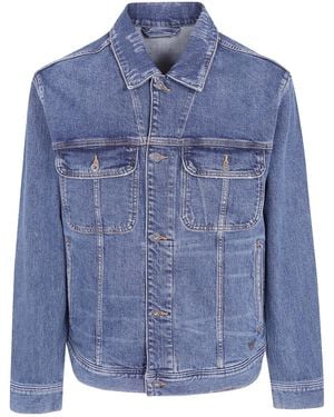 Emporio Armani Jacket Classic Denim - Blue