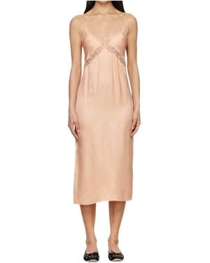 Anine Bing Slip Dress - Natural