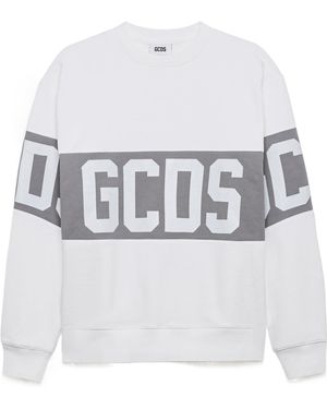Gcds Band Logo Crewneck - White