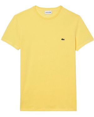 Lacoste Regular-Fit Crewneck T-Shirt - Yellow