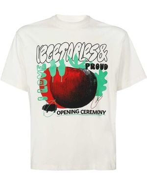 Opening Ceremony Logo-Printed Crewneck T-Shirt - White