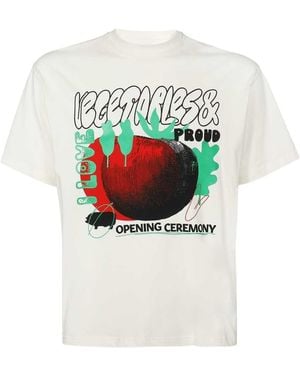 Opening Ceremony Logo-Printed Crewneck T-Shirt - White
