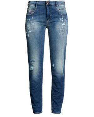 DIESEL Washed Skinny Jeans - Blue