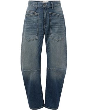 Nili Lotan Loose-Fit Jeans - Blue