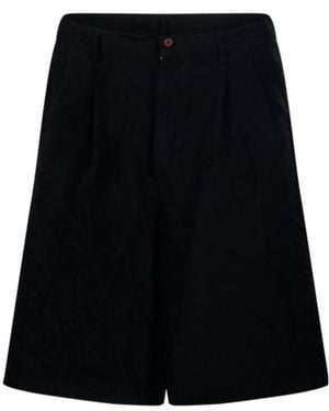 Comme des Garçons Comme Des Garçons Shirt Pleated Shorts - Black