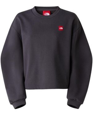 The North Face Cropped Crewneck Sweatshirt - Blue