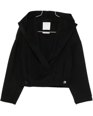 Sportmax Long-Sleeved Casual Jacket - Black
