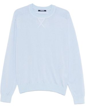 Jacquemus Logo-Embroidered Top - Blue