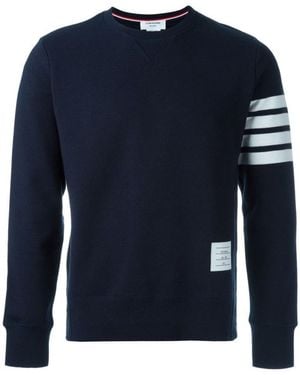 Thom Browne Classic Loopback 4-Bar Sweatshirt - Blue