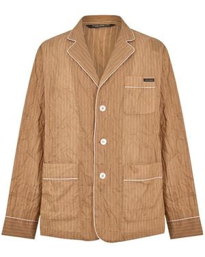Dolce & Gabbana Casual Printed Shirt - Brown