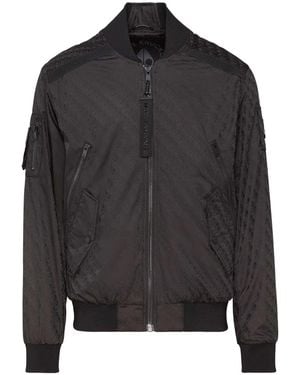 Moose Knuckles Courville Zip-Up Bomber Jacket - Black